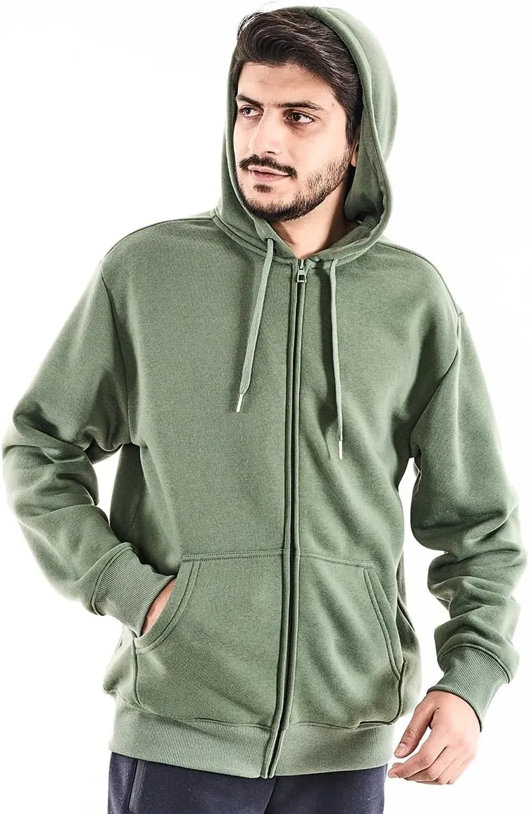 3 Pack Mens Fleece Hoodie Long Sleeve Lightweight Athletic Workout Sweatshirt for Men with Pockets