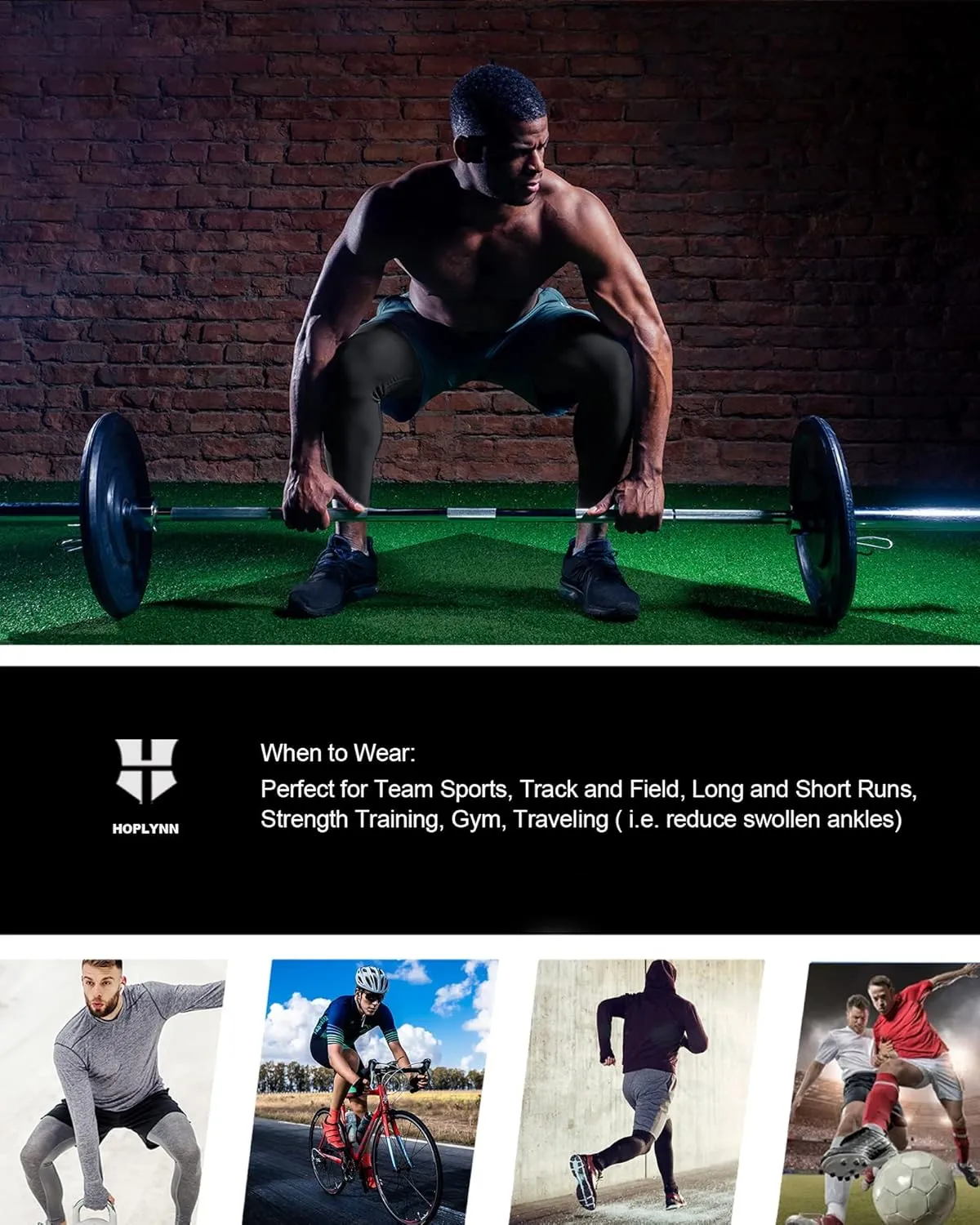 4 Pack Compression Pants Tights Leggings Men, Winter Baselayer for Running Workout Sports Yoga