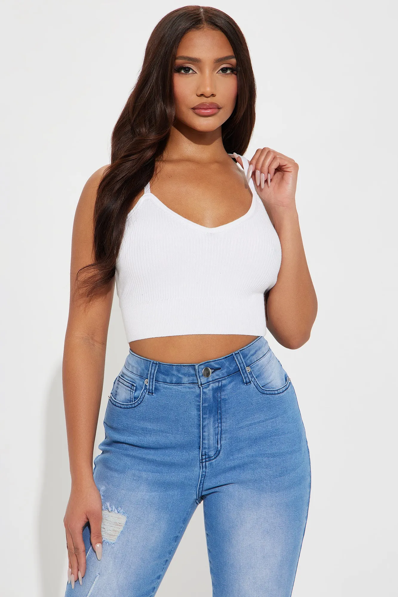 Annalise 2 Piece Sweater Set - White