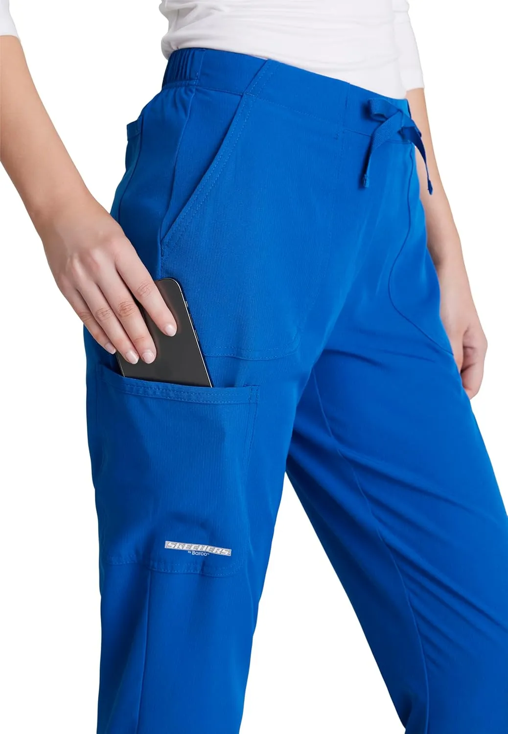 BARCO Skechers Vitality Charge Scrub Pant for Women - Mid-Rise Medical Pant, 4-Way Stretch Women's Scrub Pant