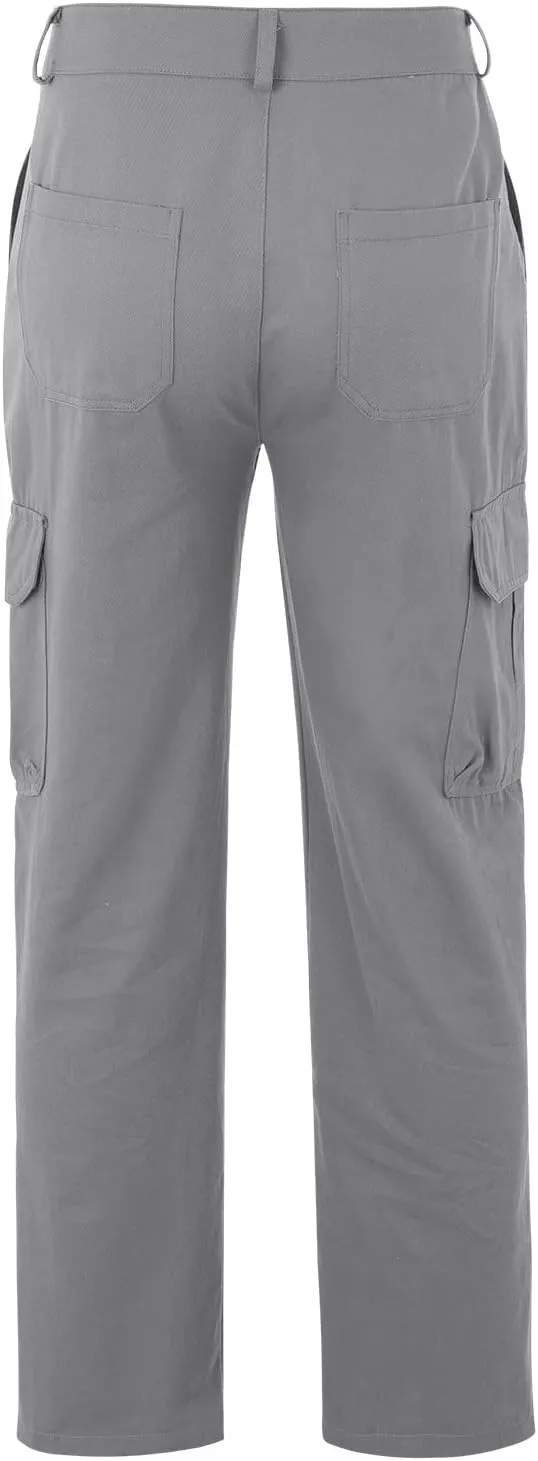 Cargo Pants for Men Big and Tall Mesh Jogger Zipper Running Pants Pockets Men's Pants Stripped Trousers Men's Fleece
