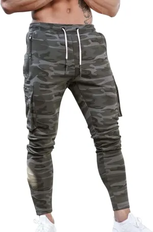 Cargo Sweatpants for Men Baggy Sweatpants Sports Lounge Pants Athletic Pants Baggy Open Bottom Sweatpants Track Pants