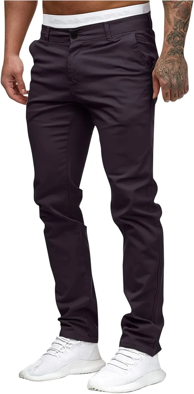 Cargo Sweatpants for Men Mens Lounge Pants Pant 2023 Men's Heavyweight Cargo Fleece Sweatpants Stretch Elastic Waist