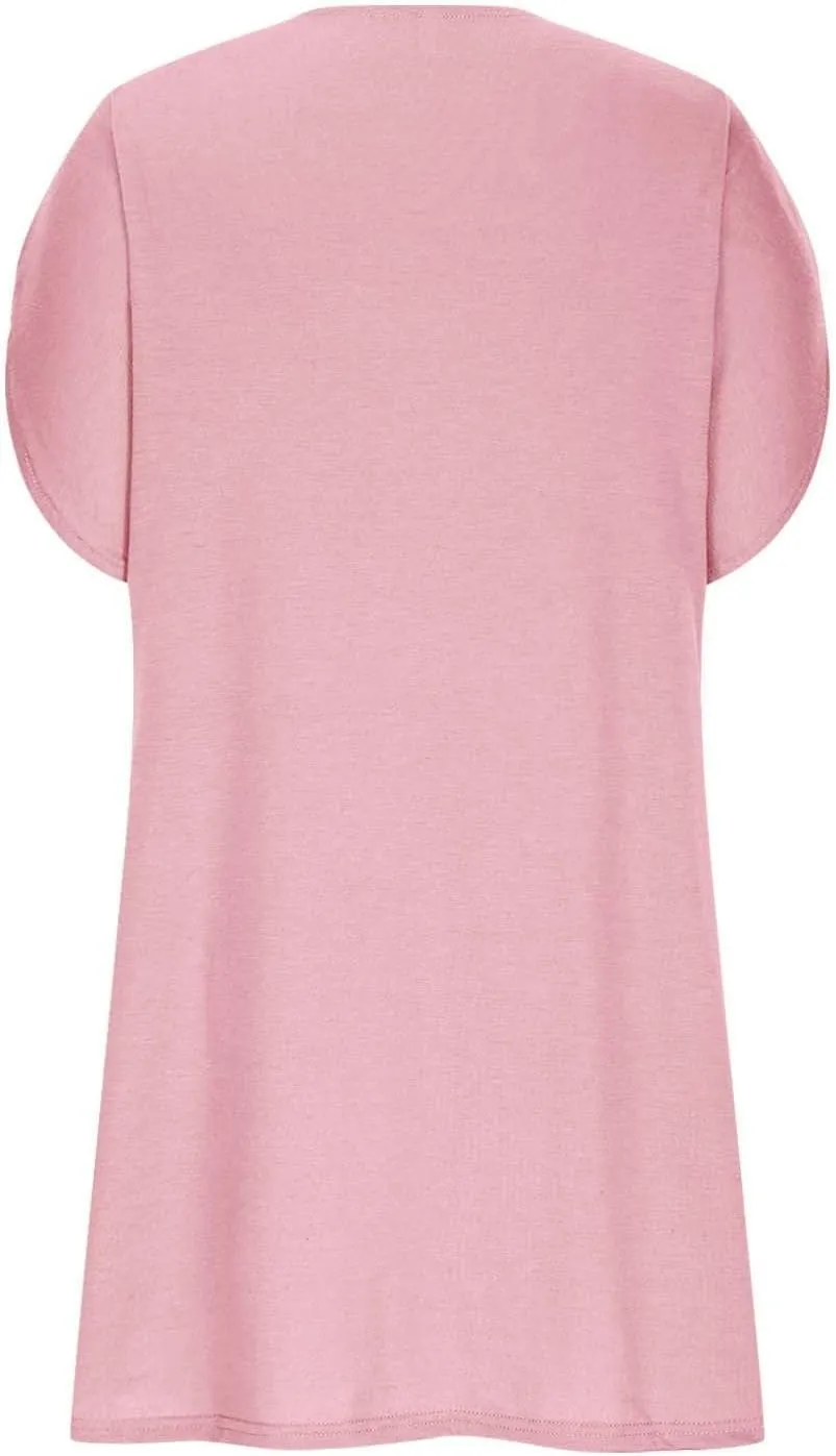 Casual Dresses for Women 2025 Solid V Neck Batwing Sleeve Mini Dress Summer Going Out Dress for Ladies