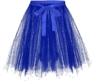 Colorful Skirt Women Fashion Solid Color Lace Up Bow Puffy Skirt Handmade Skirt Performance Skirt Pleated Midi