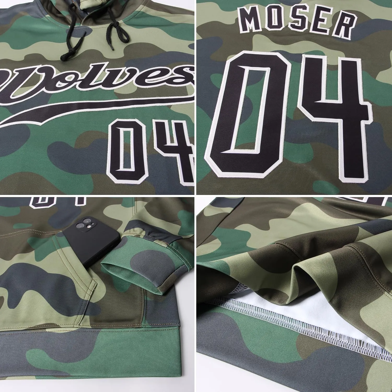 Custom Gradient Baseball Hoodies Personalized Stitched Name Number Design Your Own Team Pullover Sweatshirts