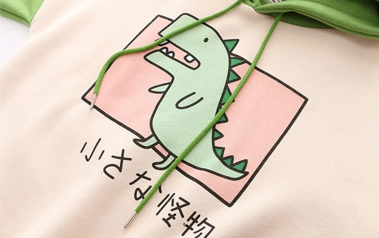 Dinosaur Hoodie Kawaii Pullover Cute Hooded Sweatshirt For womens