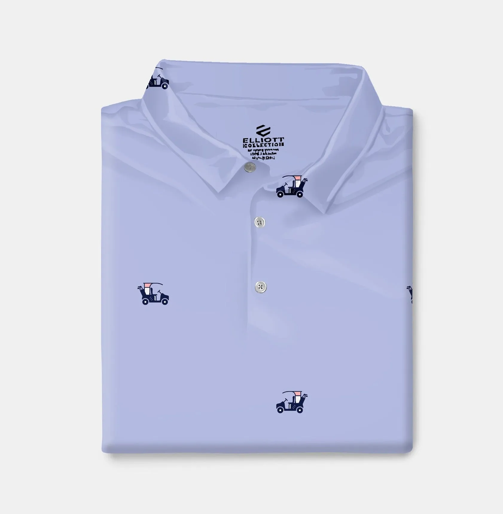 Encourse Lite - Lilac Purple Men's Golf Shirt Polo