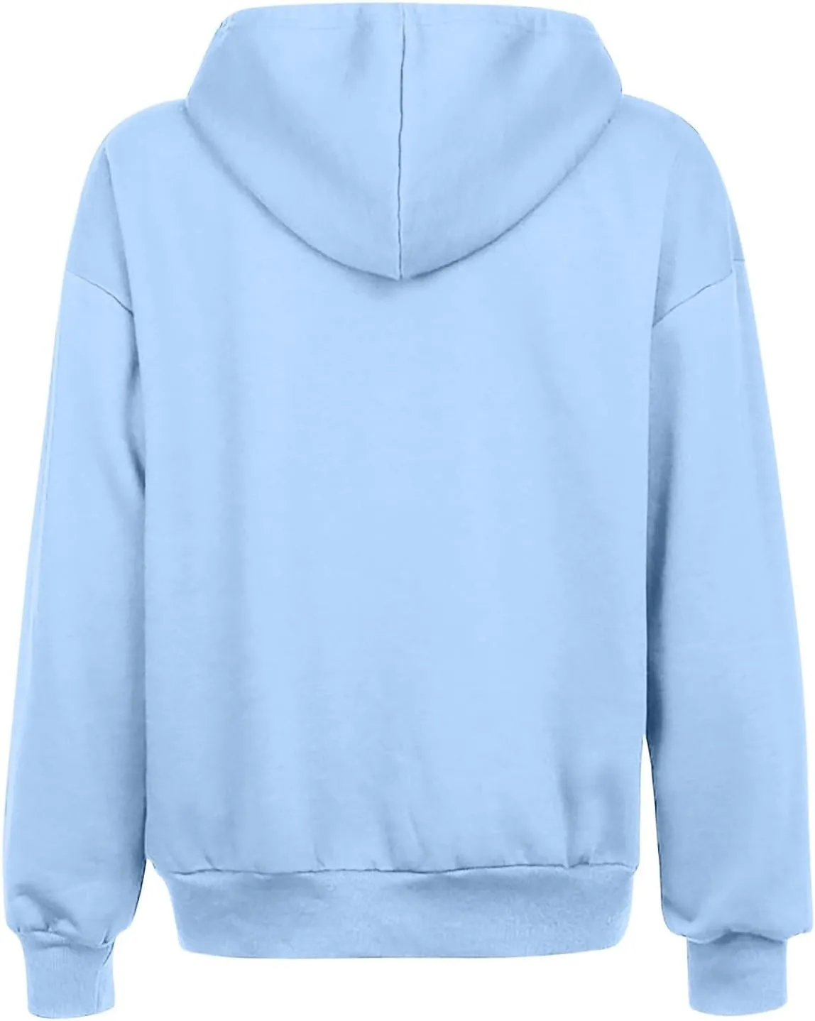 Fenleo Womens Zip Up Hoodies Long Sleeve Oversized Sweatshirts Fall Outfits Pockets Patchwork Hoodie for Women