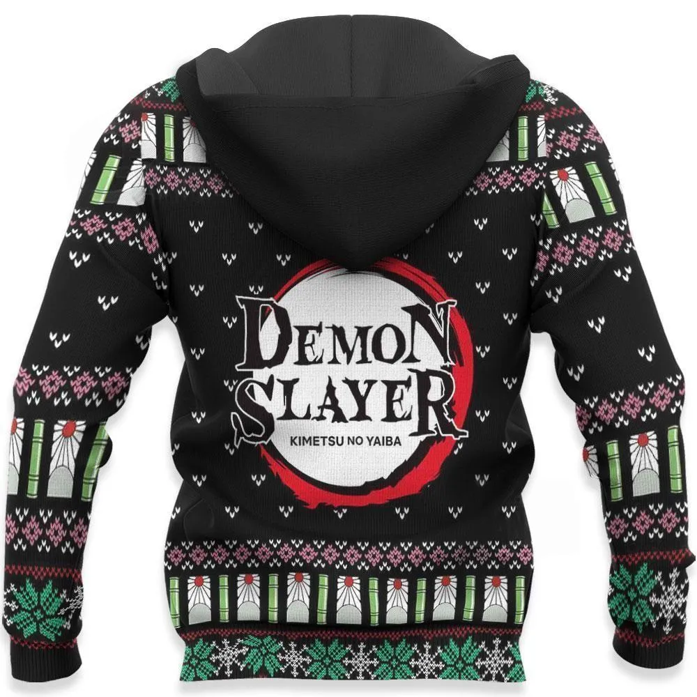 Giftngon - Tanjiro And Nezuko Ugly Sweater Christmas Demon Slayer Anime Gift