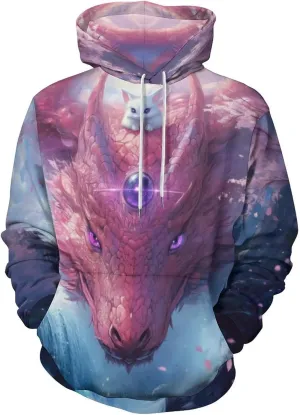 GLUDEAR Unisex 3D Pattern Print Athletic Pullover Hoodies Hooded Sweatshirts