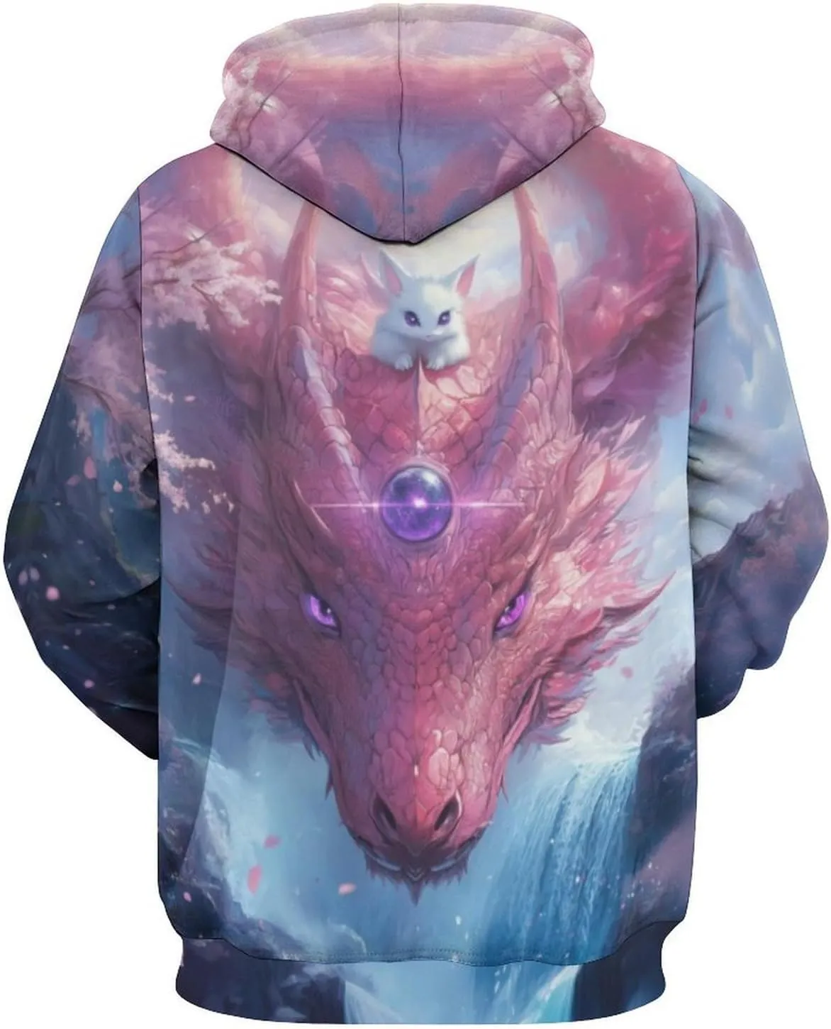 GLUDEAR Unisex 3D Pattern Print Athletic Pullover Hoodies Hooded Sweatshirts