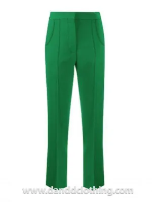 Green Classic Office Pants