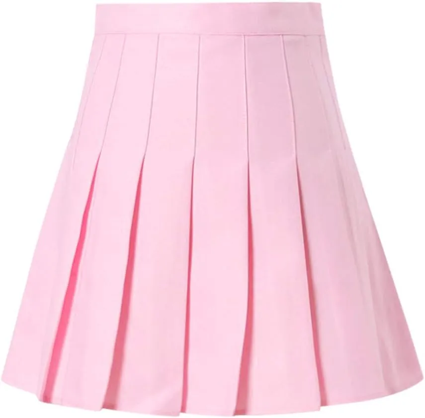 High Waisted Mini Skirts for Women Anti-Slip Lining A-Line Casual Skirts with Elastic Waist and Flowy Chiffon Fabric