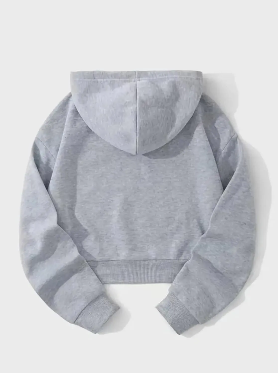 Hilinker Womens Graphic Long Sleeve Cropped Hoodies Drawstring Hooded Sweatshirt