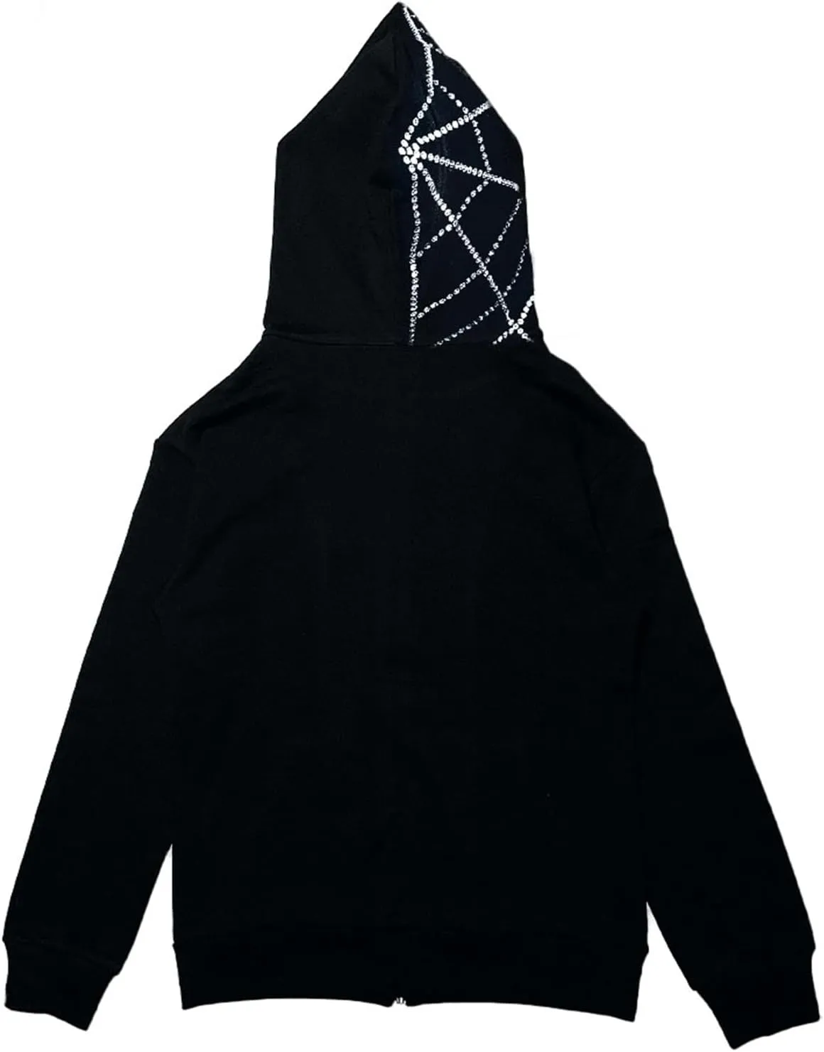 iTranyee Women Y2k Grunge Zipper Hoodies Halloween Goth Oversized Hooded Sweatshirt Punk Vintage Jacket Outwear