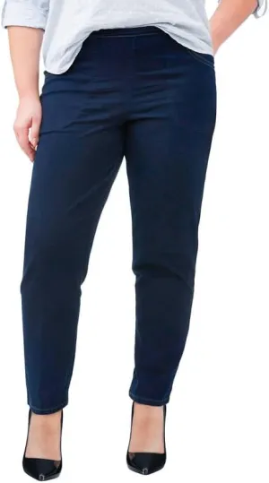 Just My Size Stretch Jeans for Women Plus Size, Elastic Waist Pull-On Pant