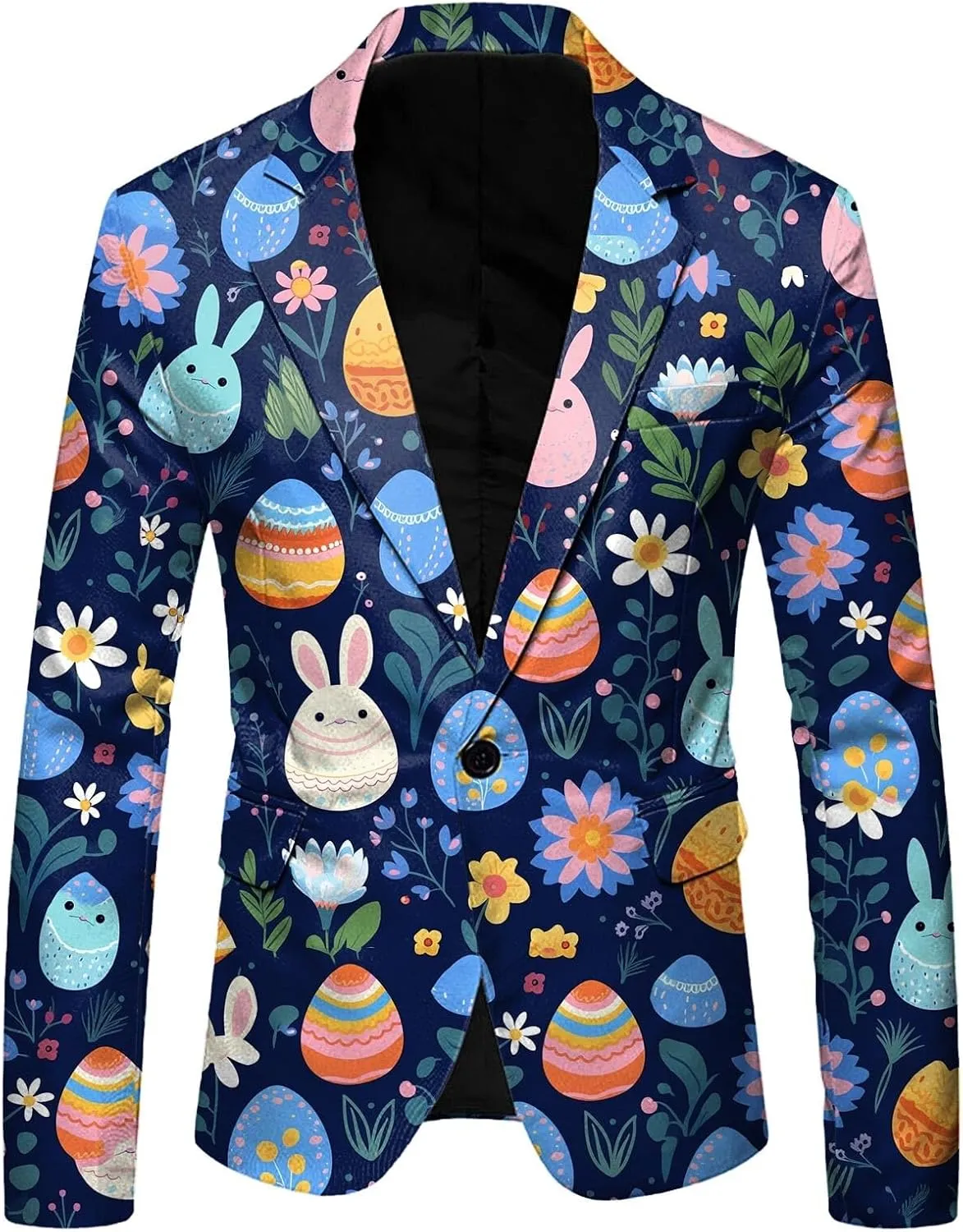 Men's Easter Bunny Suit 2 Piece Slim Fit Suit Set Birthday Wedding Party Tuxedo Suits Blazer Jacket Pants