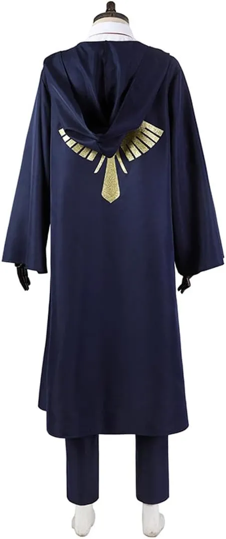 Mens Magic and Muscles Mashle Burnedead Costume Wizard Cloak Cosplay Uniform Suit Anime Halloween Outfit