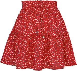 midelxp Summer Floral Mini Skirts for Women Trendy Tiered Elastic High Waisted Skirts Sexy Vacation A-Line Swing Short Skirt