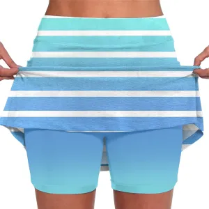 Mini Skirts for Women Casual High Waisted Tennis Golf Skorts Side Pockets Summer Workout 2 in 1 Shorts Underneath Plus Size