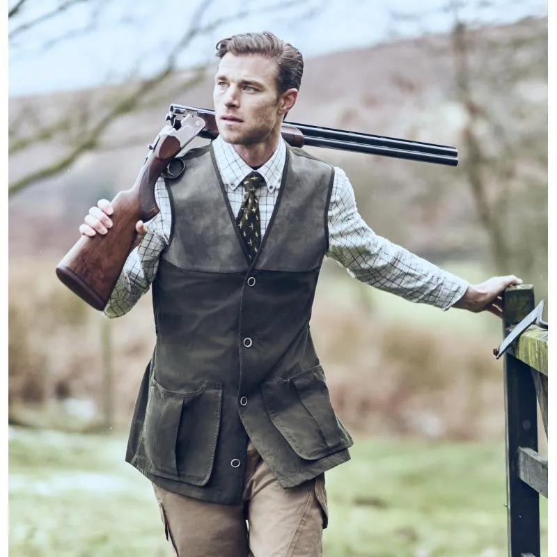 Musto Mens Lightweight Shooting Vest - Dark Moss