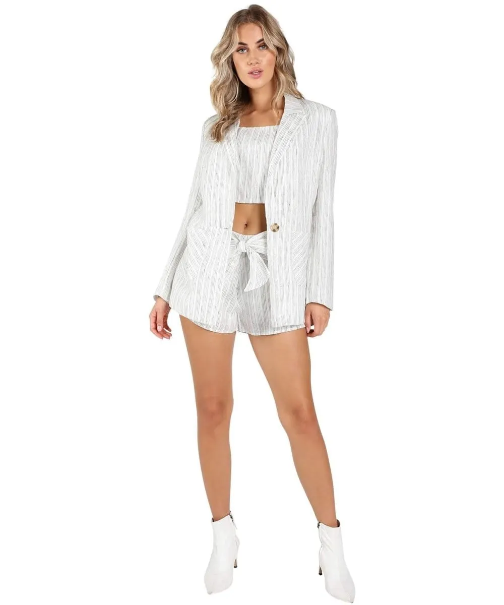 Oversized Stripe Blazer