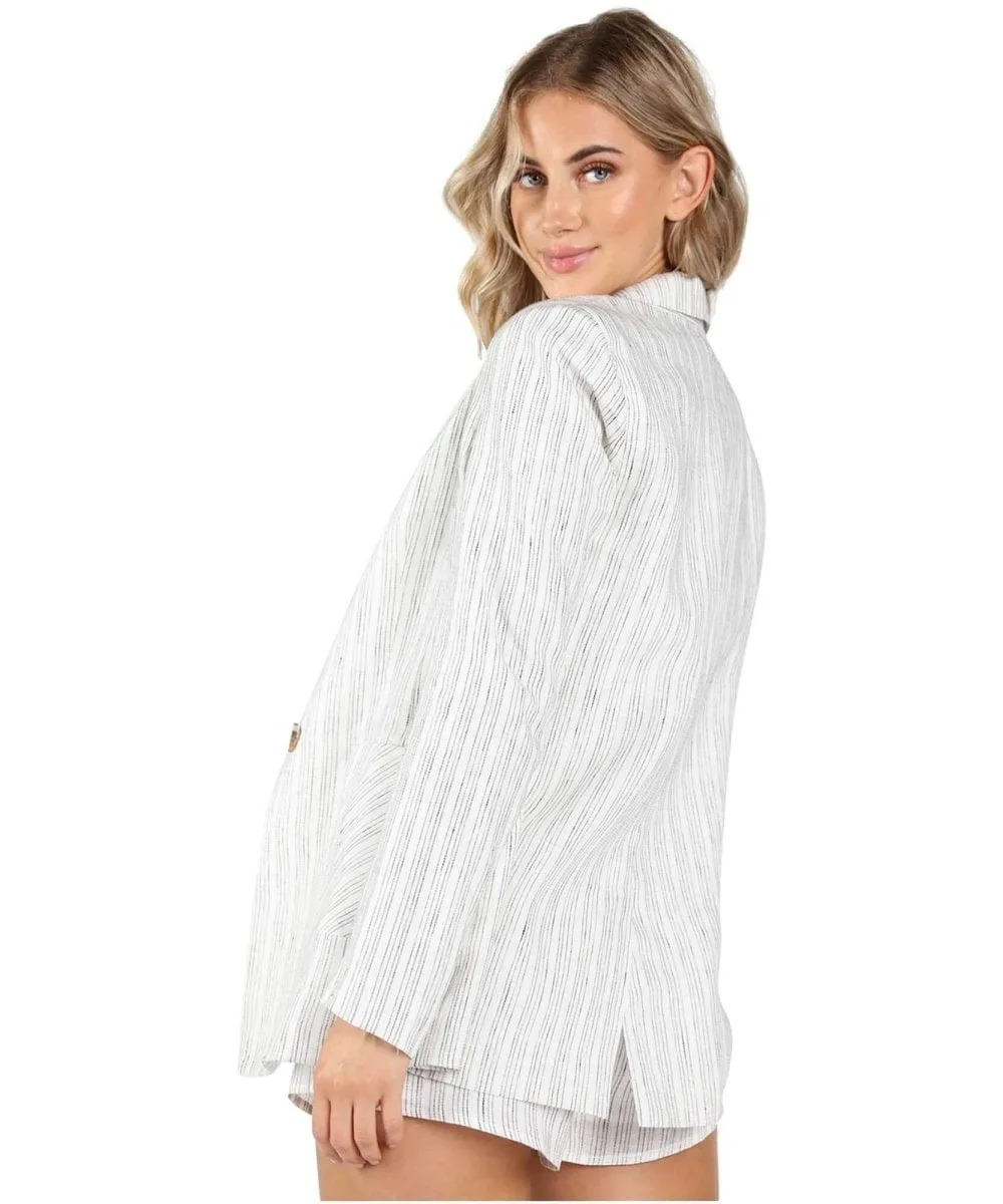 Oversized Stripe Blazer