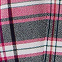 Plaid One Button Blazer