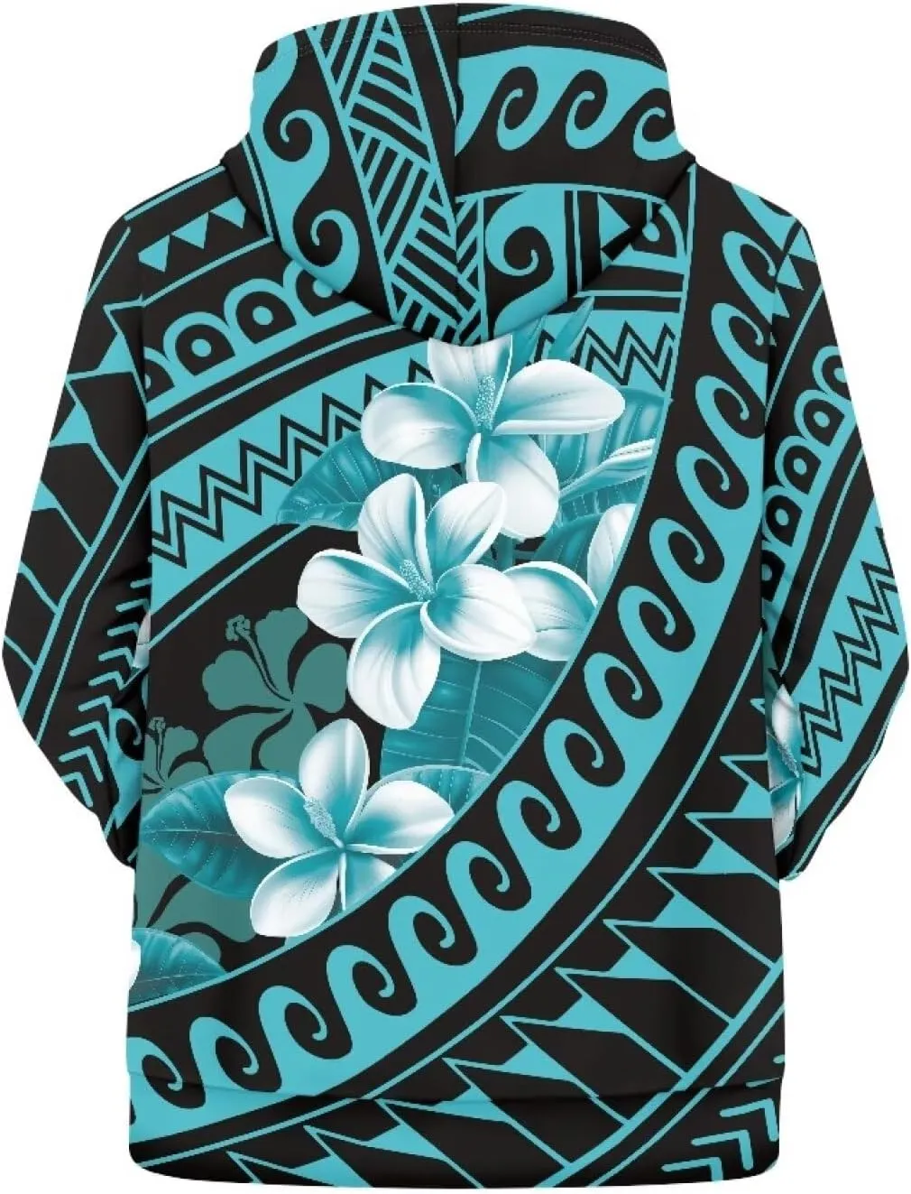 Polynesian Tribal Clothing Samoan Fijian Tapa Floral Print Hoodies Custom Women's Hoodies Sweatshirt for Women