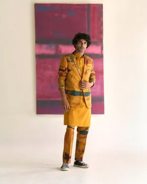Rana Blazer Linen Mustard