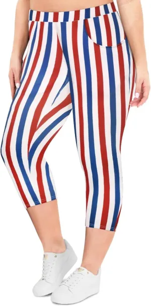 RITERA Plus Size Leggings for Women High Waist Capri Legging Oversized Stretchy Workout Pants XL-5XL