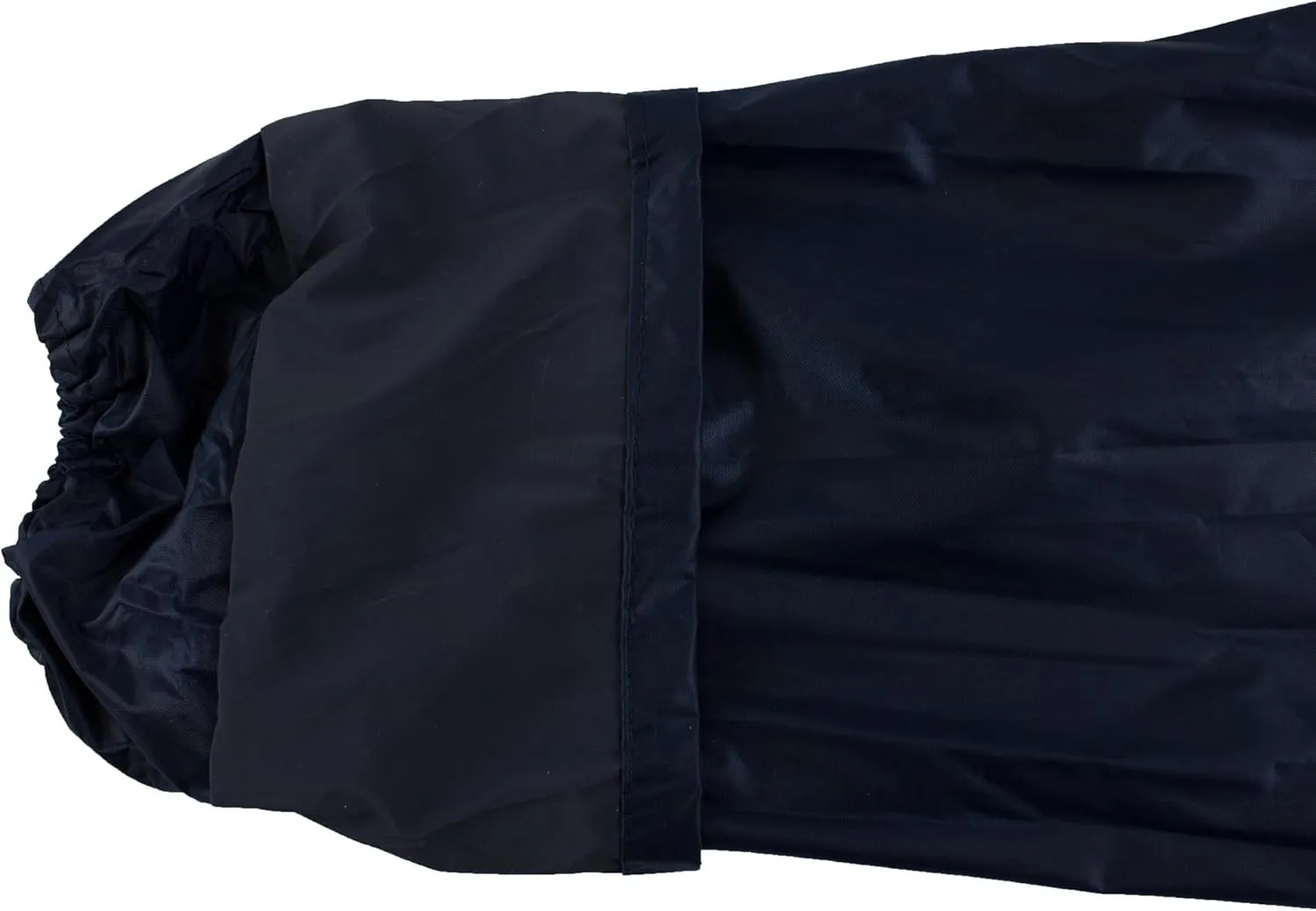 RK Safety RC-PP-NVY44 Navy PVC Polyester Trench Rain Long Coat With Hoodie(Navy, Small)