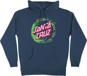 SANTA CRUZ Tidal Dot Front P/O Hooded Heavyweight Sweatshirt Slate XL Mens