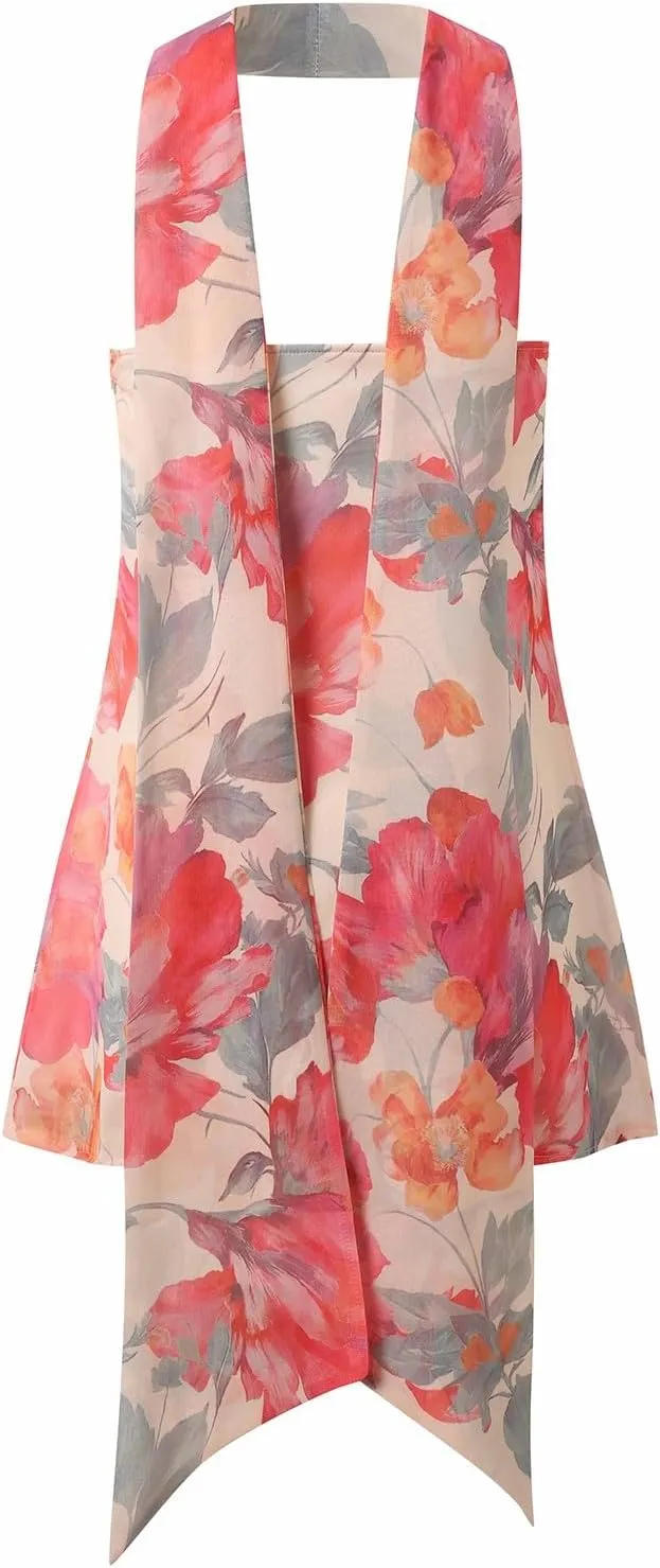 Strapless Tube Mini Dress Sexy Floral Y2K Slim Fit Backless Short Bandeau Dress Going Out Night Party Dresses