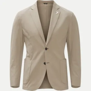 Stretch Patch Pocket Blazer - Taupe