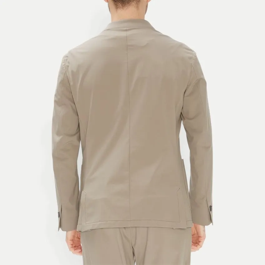 Stretch Patch Pocket Blazer - Taupe