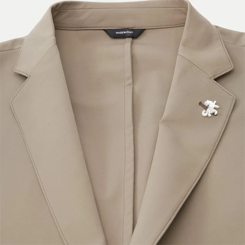 Stretch Patch Pocket Blazer - Taupe