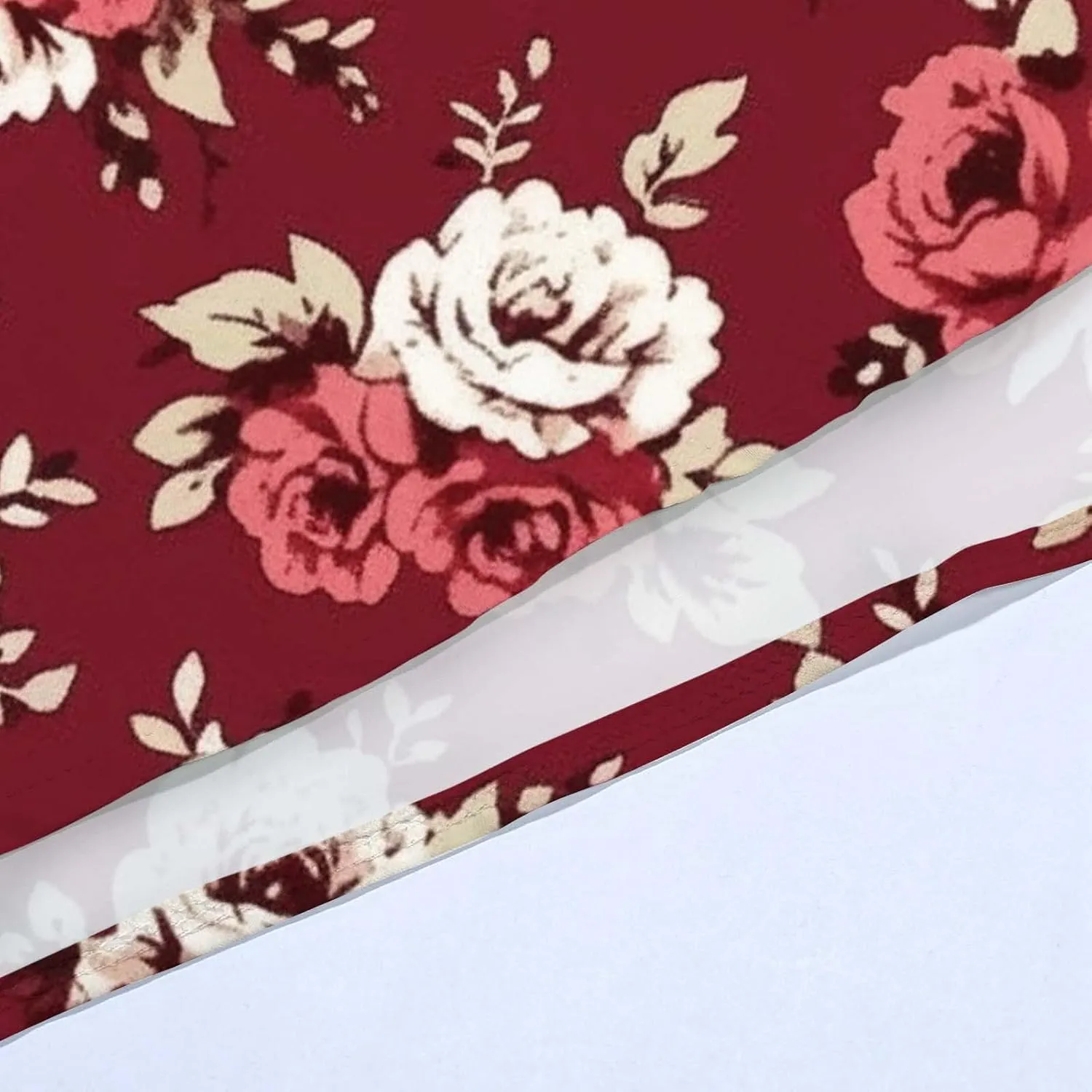 Sun Dresses for Women, Graphic Print Flowy Beach Dress, Spring Summer Casual Elegant Wrap V Neck Sleeveless Maxi Dresses