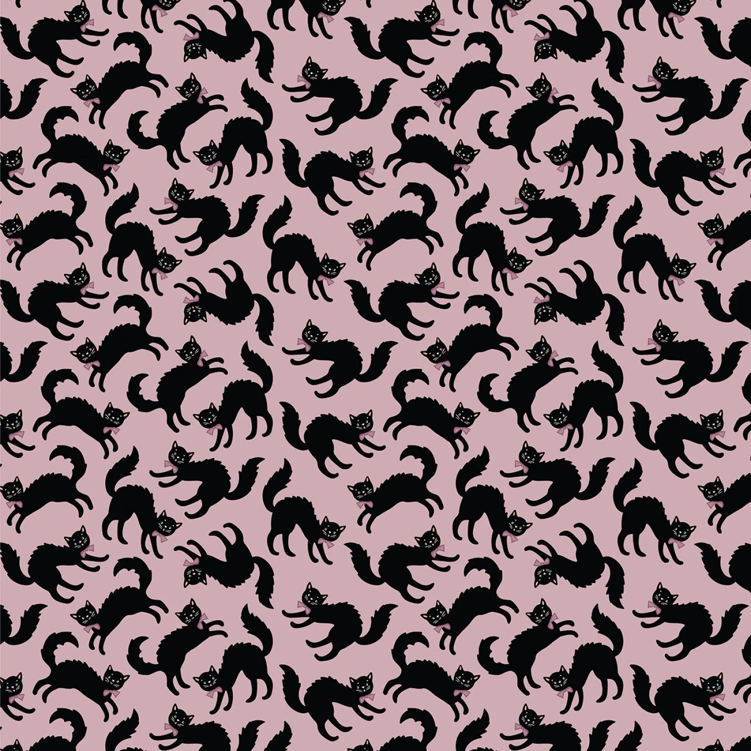 Sweet Tooth | Purple Scaredy Cat by Elea Lutz for Poppie Cotton | ST24301