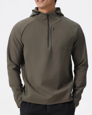 Terrain Trek Half-Zip Hoodie With Zip Pocket