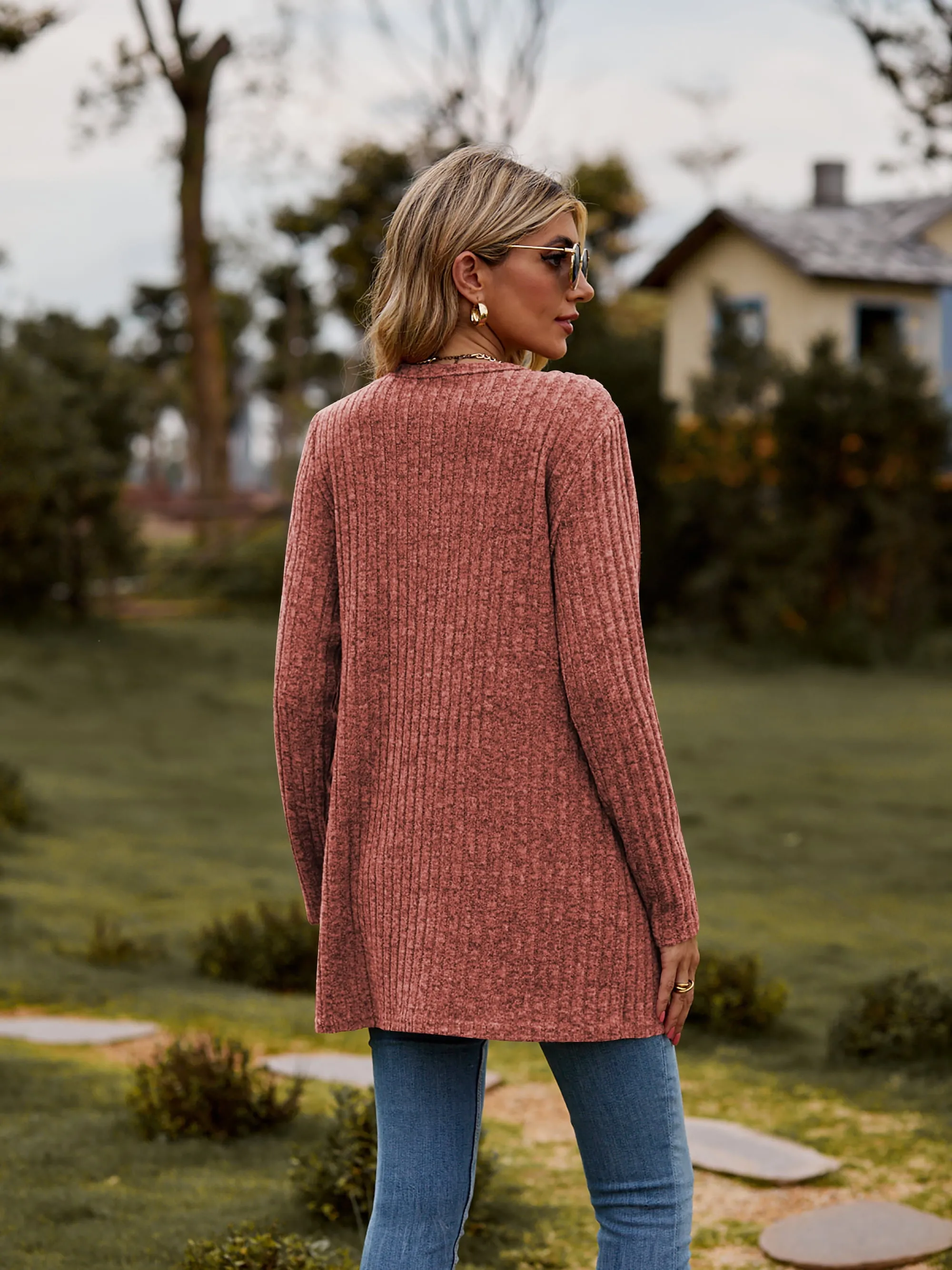 The BEST Ribbed Button-UP Cardigan - 7 Colors