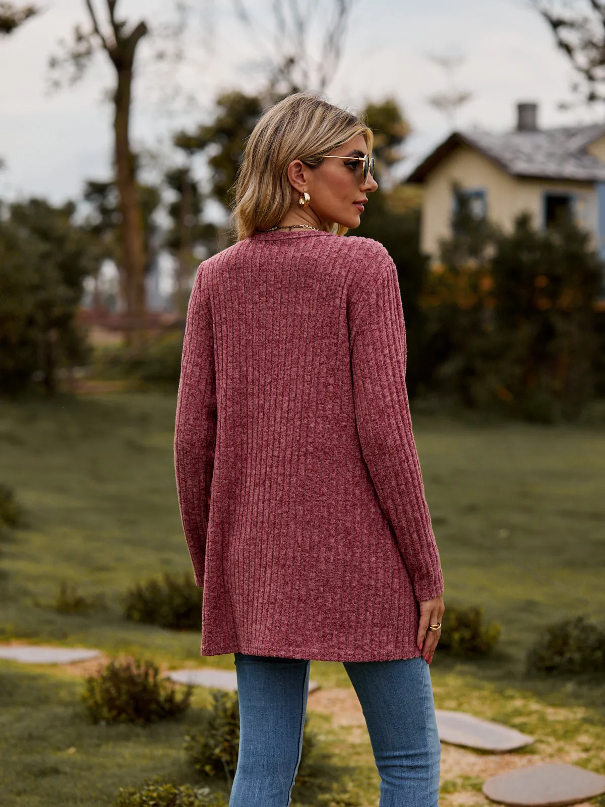The BEST Ribbed Button-UP Cardigan - 7 Colors