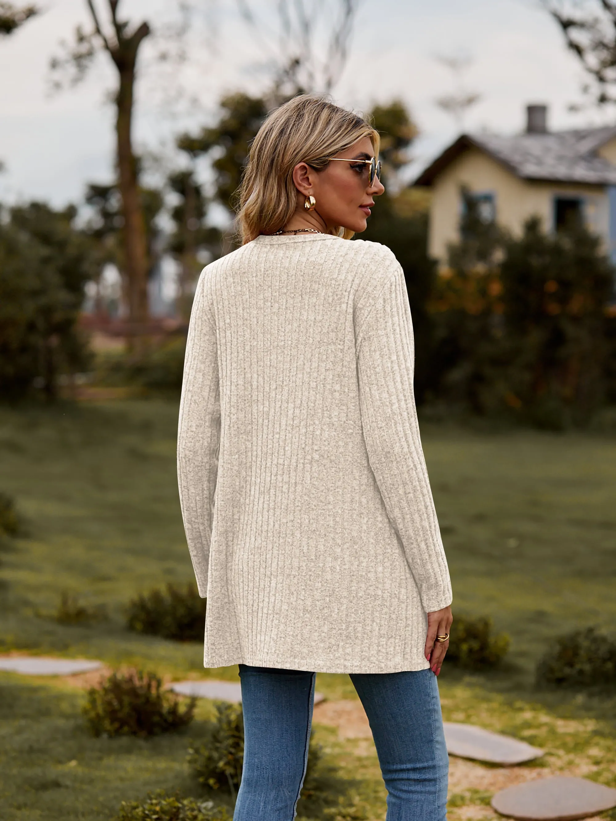 The BEST Ribbed Button-UP Cardigan - 7 Colors