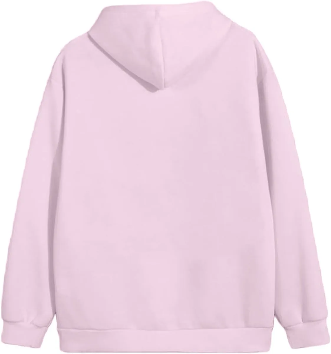 Women Cute Zip up Hoodies Cross Tie Up Bow Loose Oversized Long Sleeve Hooded Sweatshirt Fall Jacket with Pockets