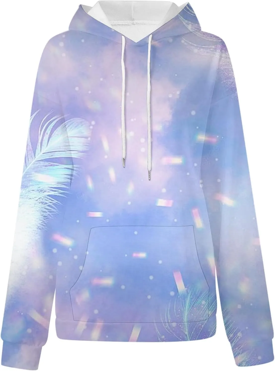 Women Fashion Tie Dye Sweatshirts Long Sleeve Hoodies Loose Oversized Pullover Casual Fall Winter Hoodies With Pocket