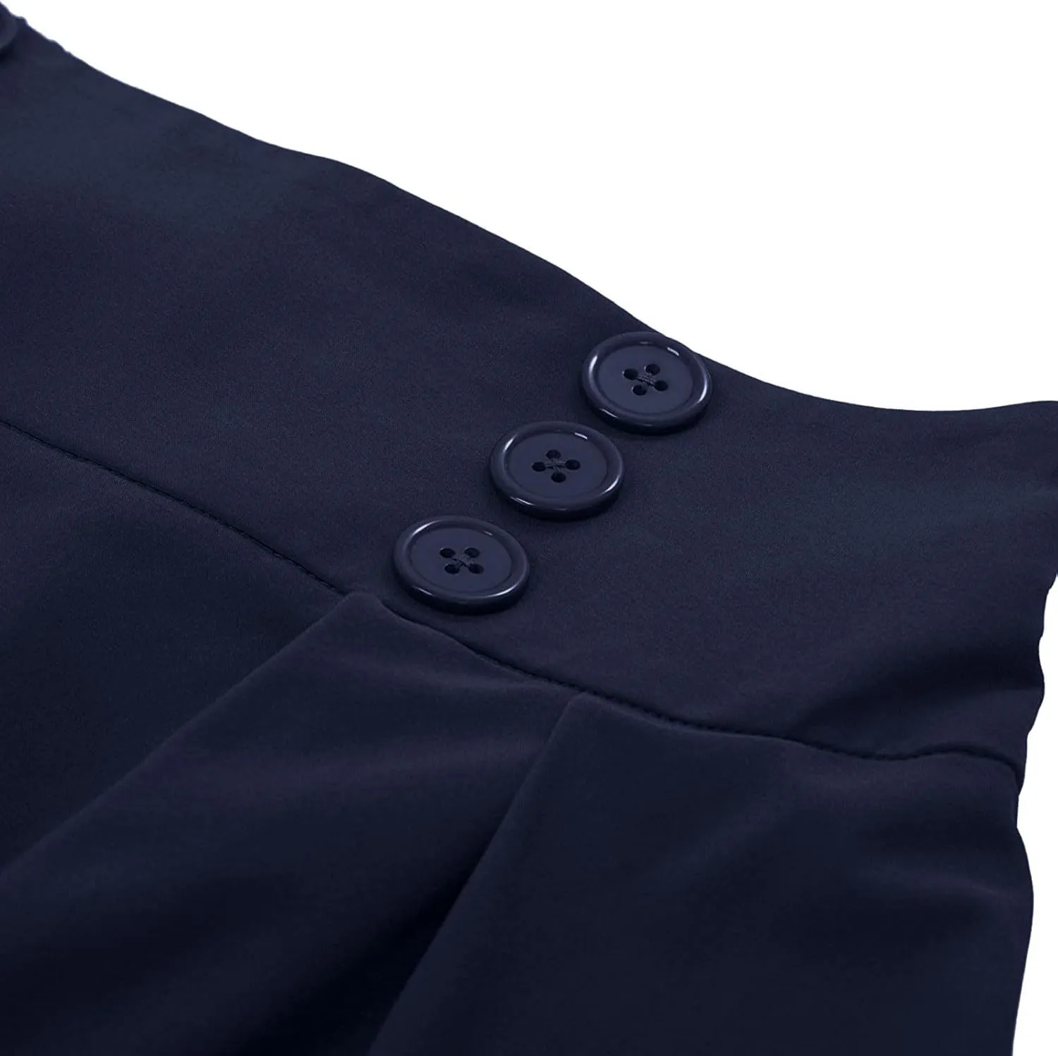 Women Pleated Long Skirts Vintage High Waist Elegant Maxi Skirt Slim Fit Flare Skirts A Line Swing Party Skirts
