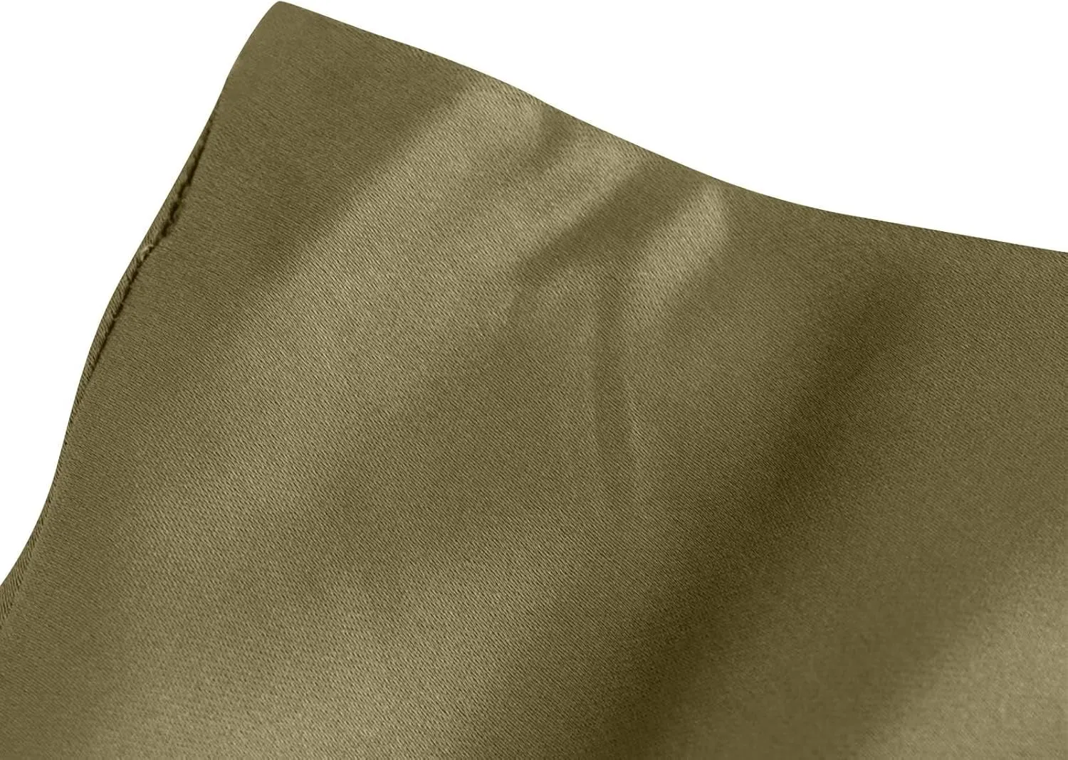 Women Satin Basic Midi Skirt Bodycon High Waist Pencil Skirts Elegant Casual Slim Fit Work Skirt for Going Out