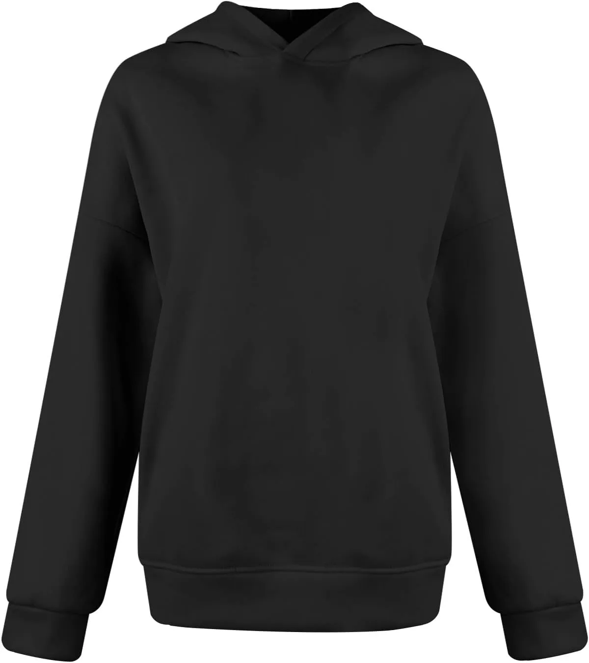 Womens Hoodies Oversized Sweatshirt Drop Shoulder Long Sleeve Fleece Hooded Pullover Sweatshirts Comfy Sweatshirts