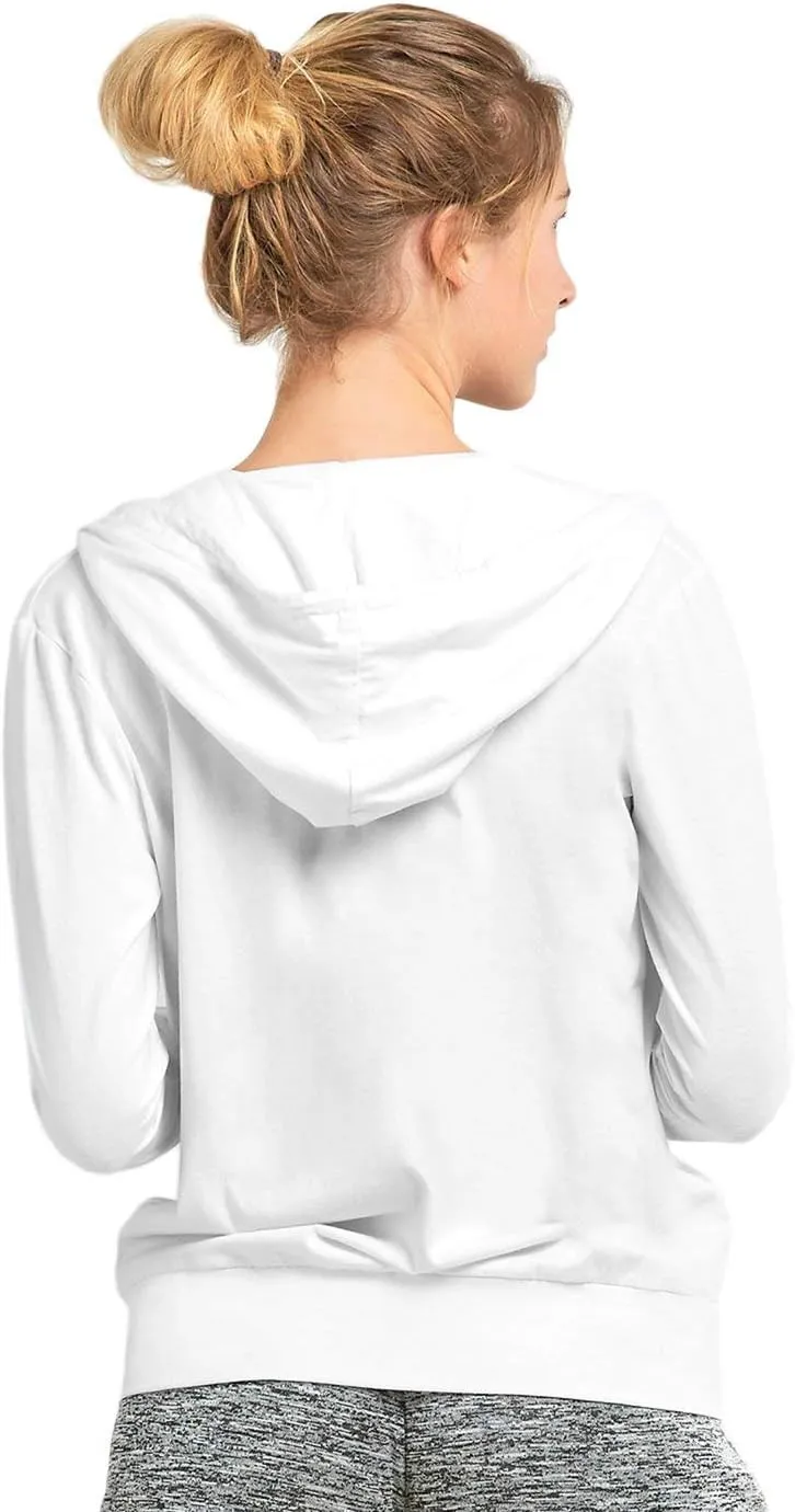 Women's Thin Cotton Zip Up Hoodie Jacket